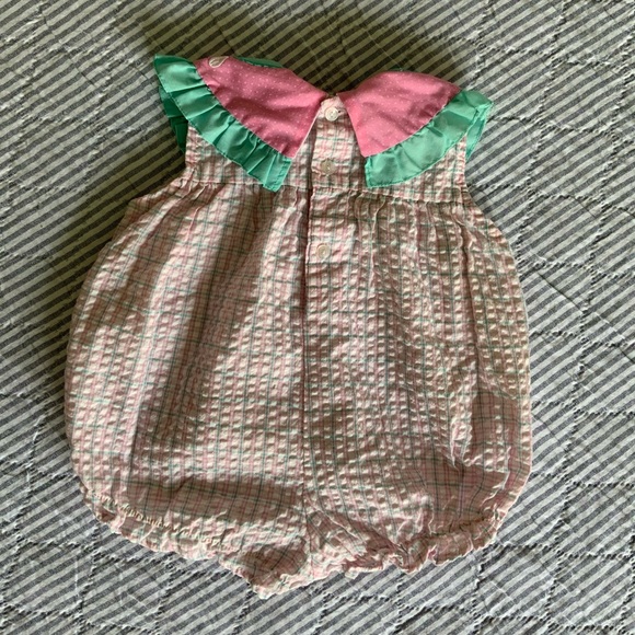 Vintage Peek-a-Babe Watermelon Romper - Picture 7 of 9